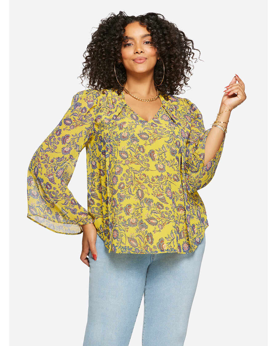 Джесика Симпсън Лесли блуза в мезо ботанически продукти