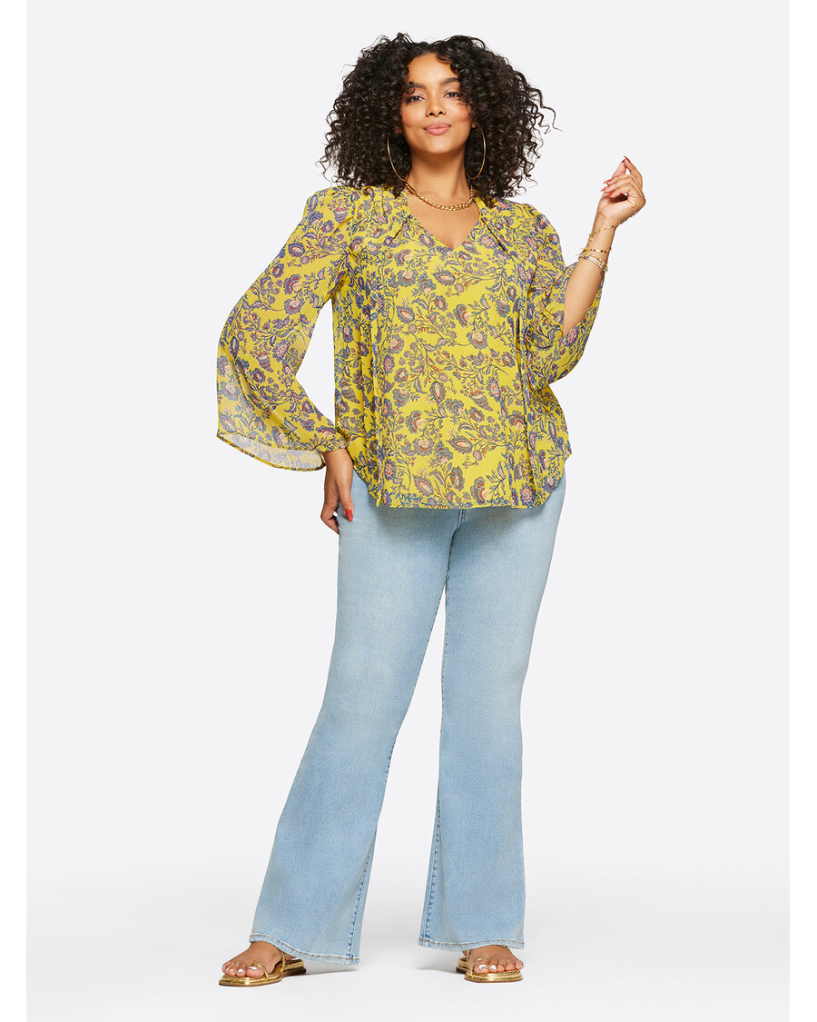 Джесика Симпсън Лесли блуза в мезо ботанически продукти