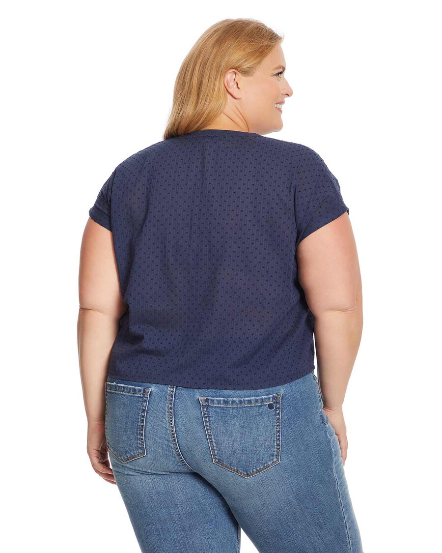 Jessica Simpson Louelle Blouse in Dress Blues