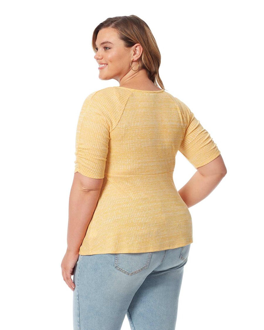 Jessica Simpson Lyndsey Top in Golden Rod