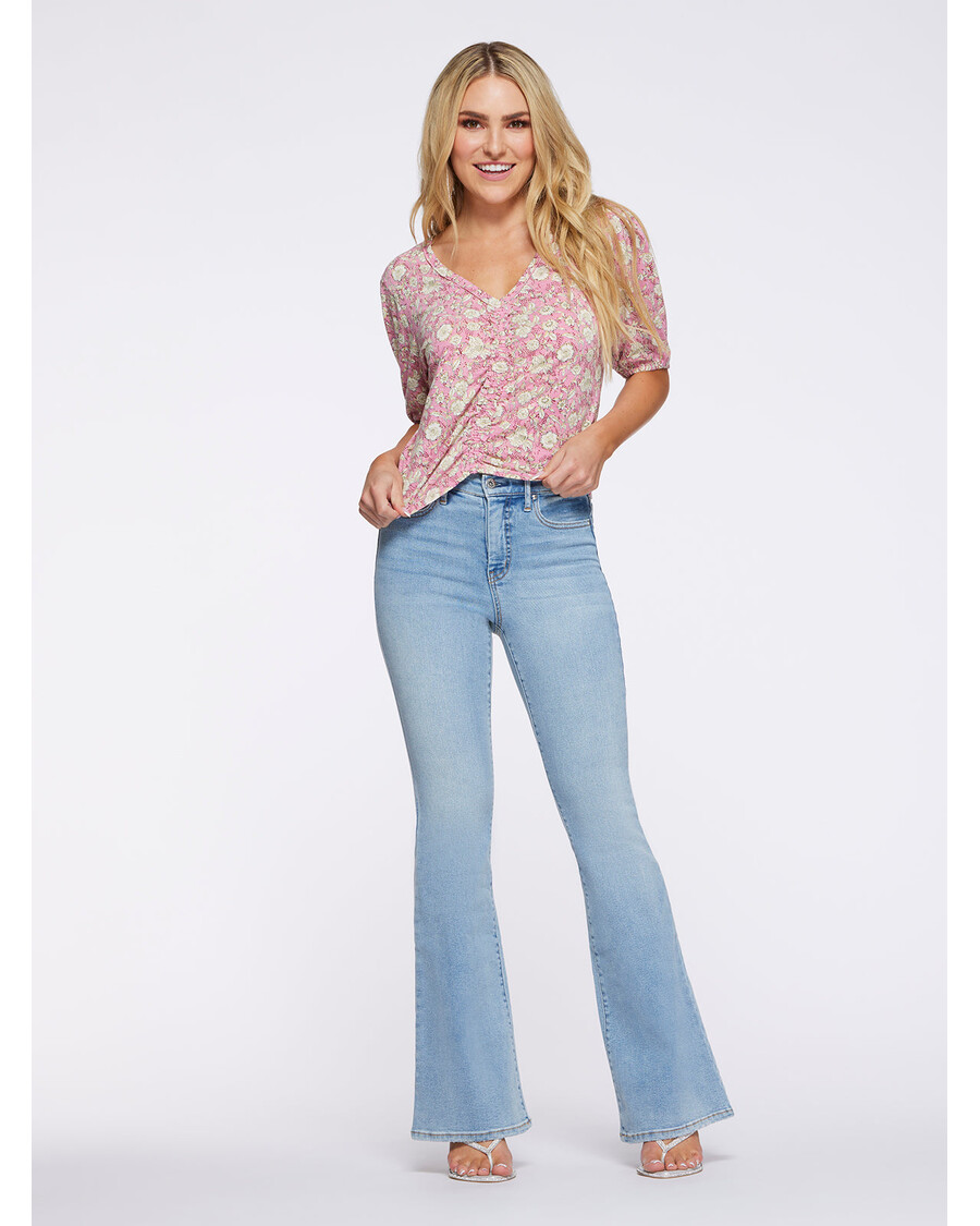 Jessica Simpson Murphy Tee in Wild Roses Botanical Dots