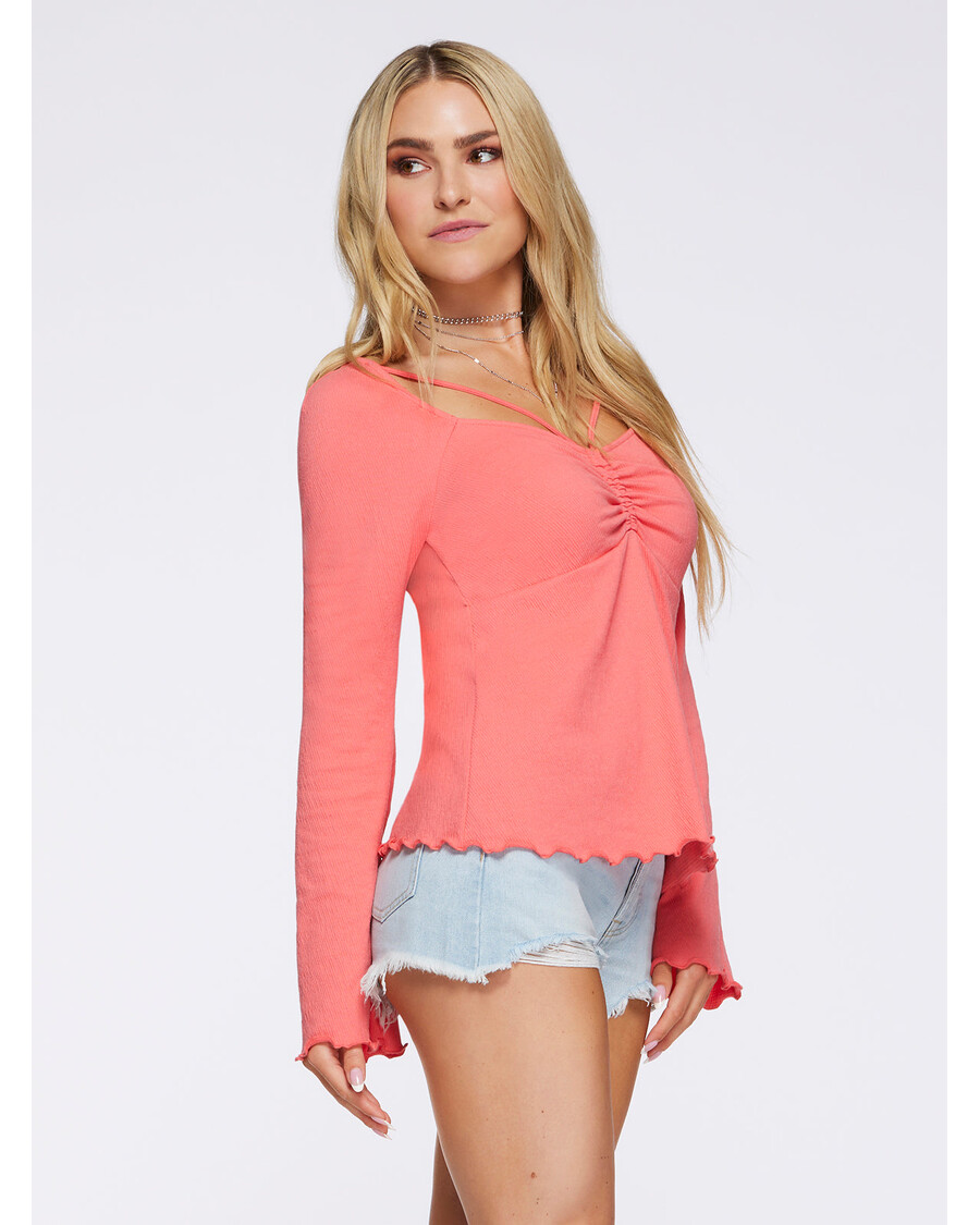 Jessica Simpson Rori Top in Sugar Coral