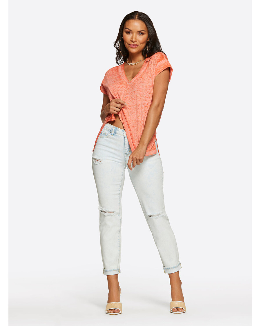 Jessica Simpson Jalin Tee in Paprika