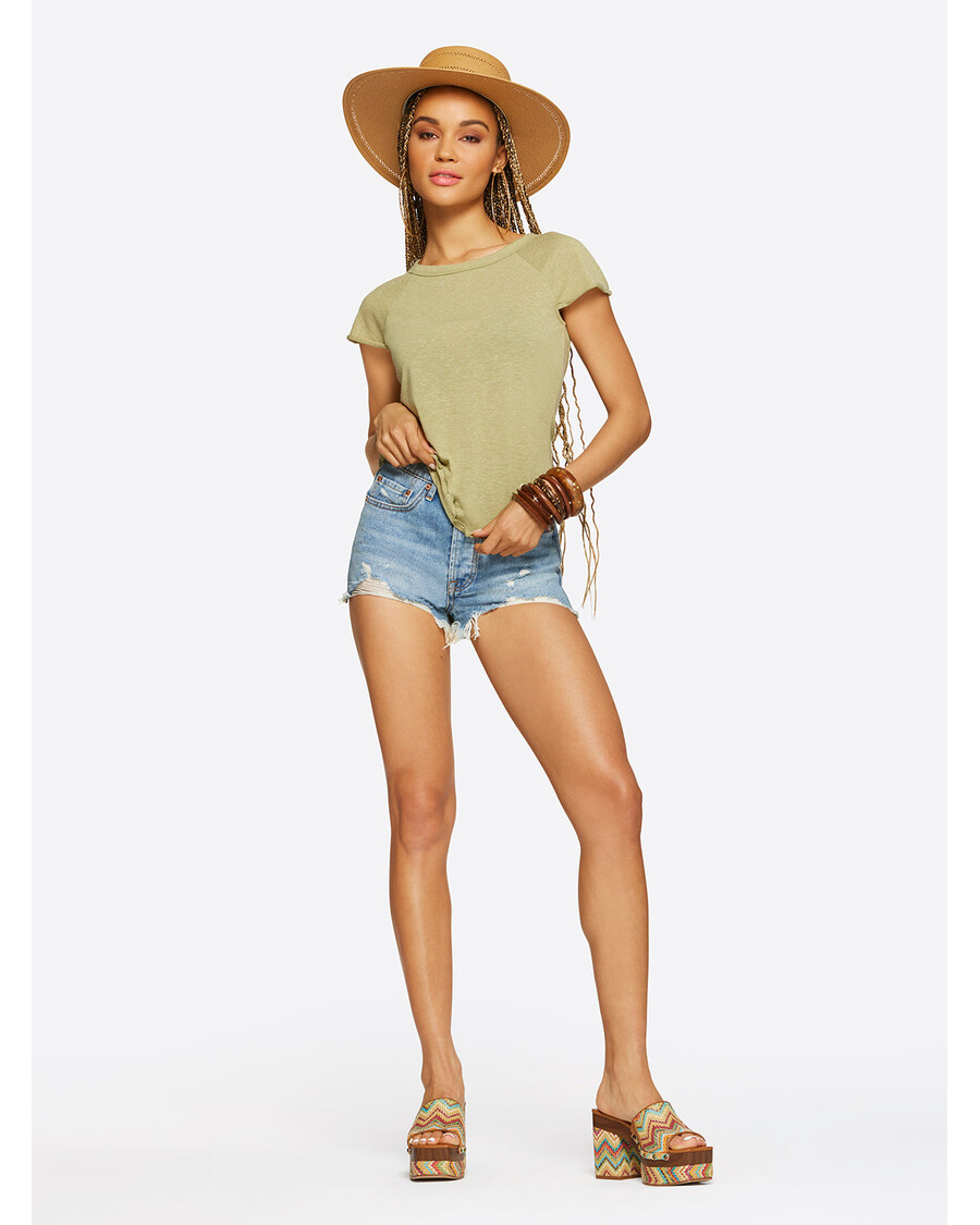 Jessica Simpson Rivers Baby Tee in Cedar