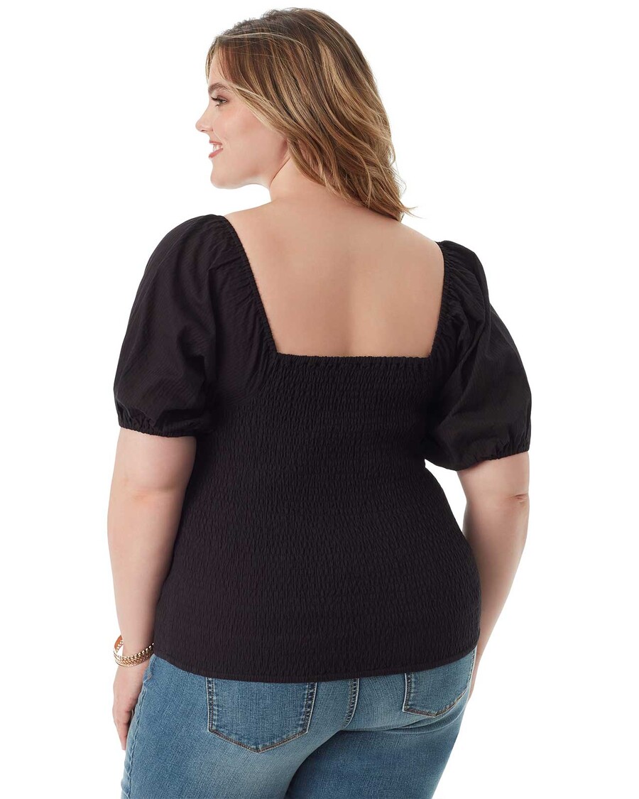 Jessica Simpson Diamond Top in Black