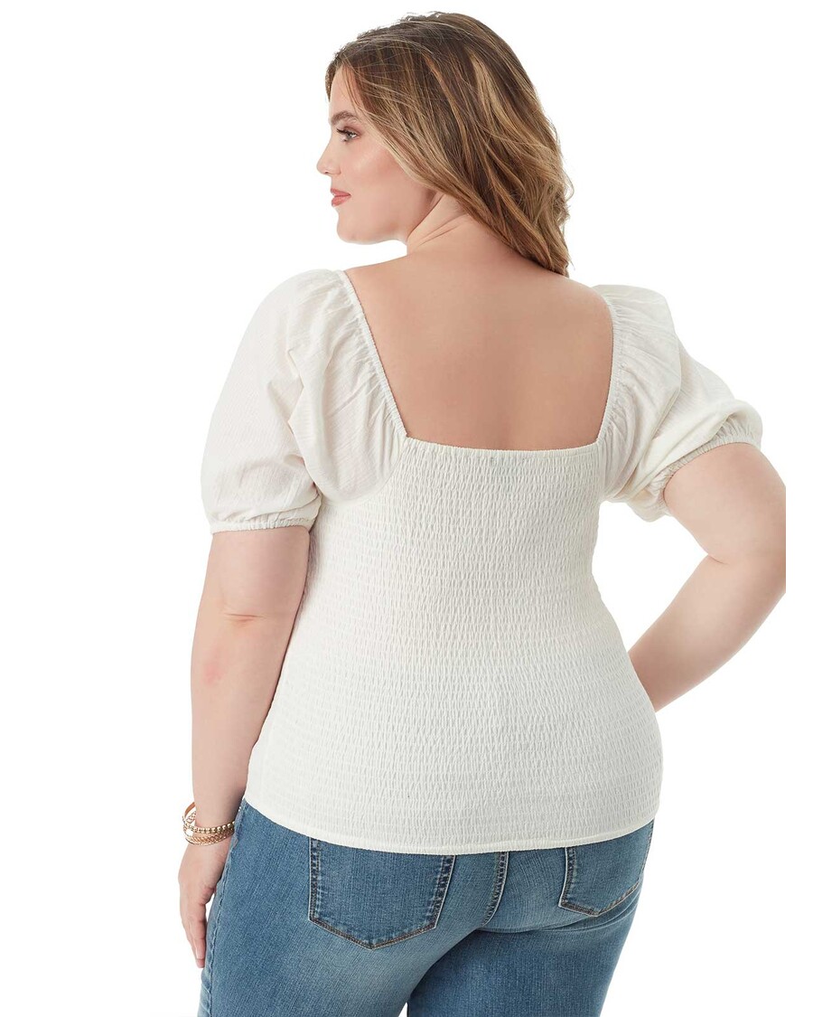 Jessica Simpson Diamond Top in Gardenia