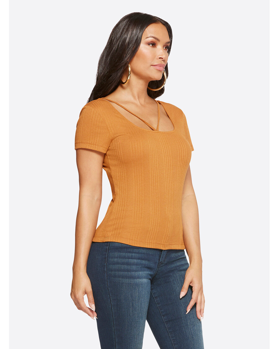 Jessica Simpson Pippa Top in Glazed Ginger