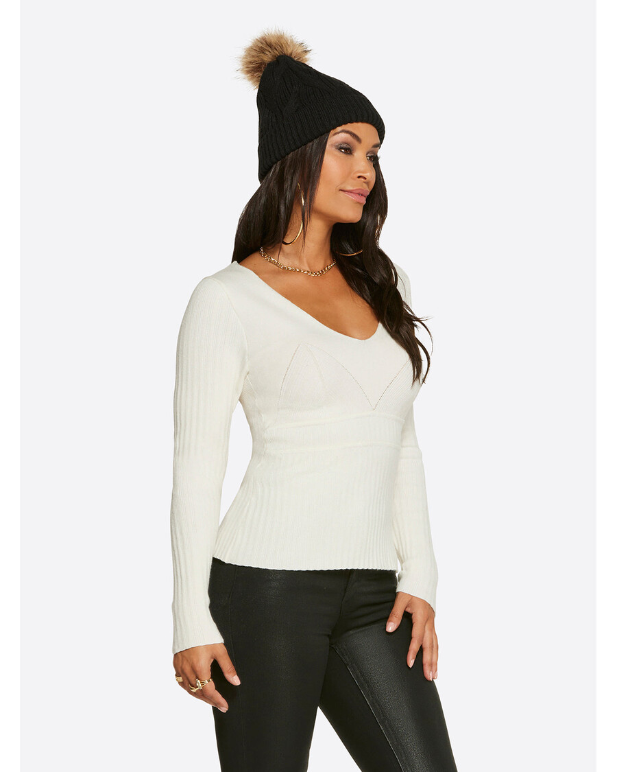 Jessica Simpson Adrielle Sweater in Gardenia