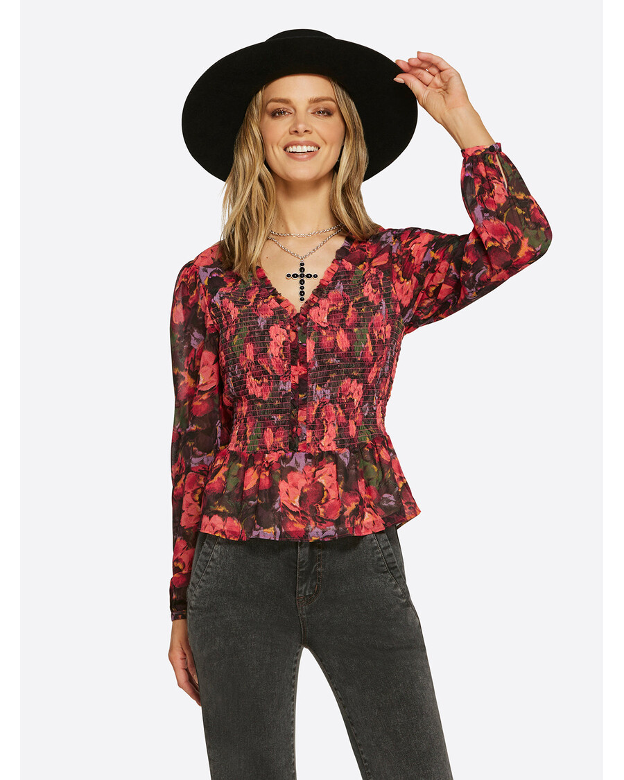 Jessica Simpson Averie Top in Posy Symphony