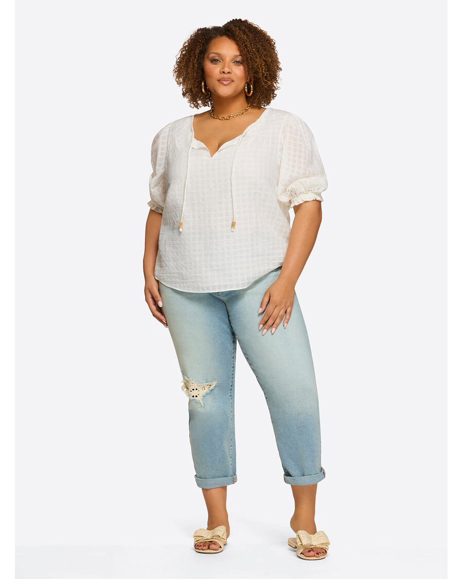 Jessica Simpson Sibyl Top in Gardenia