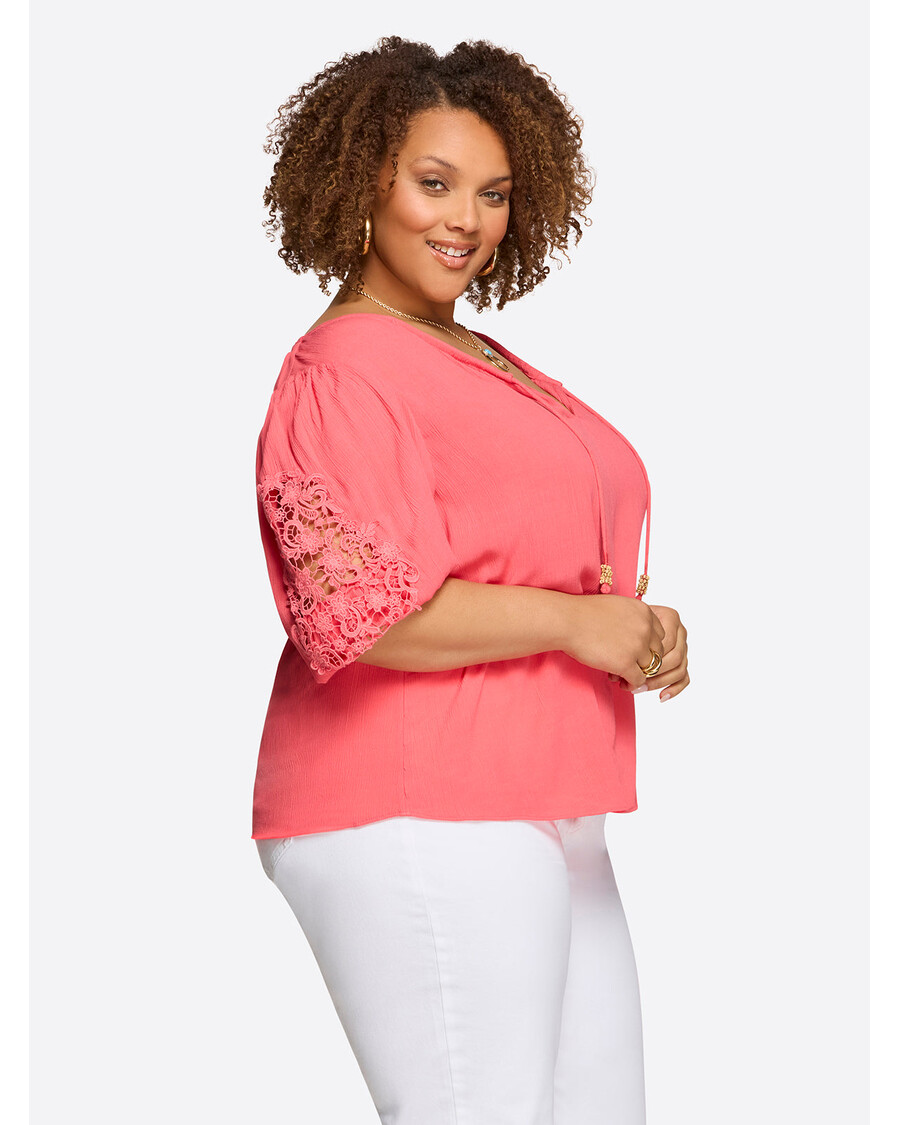 Τζέσικα Σίμπσον Sibyl Top σε τριαντάφυλλο της Σαρόν