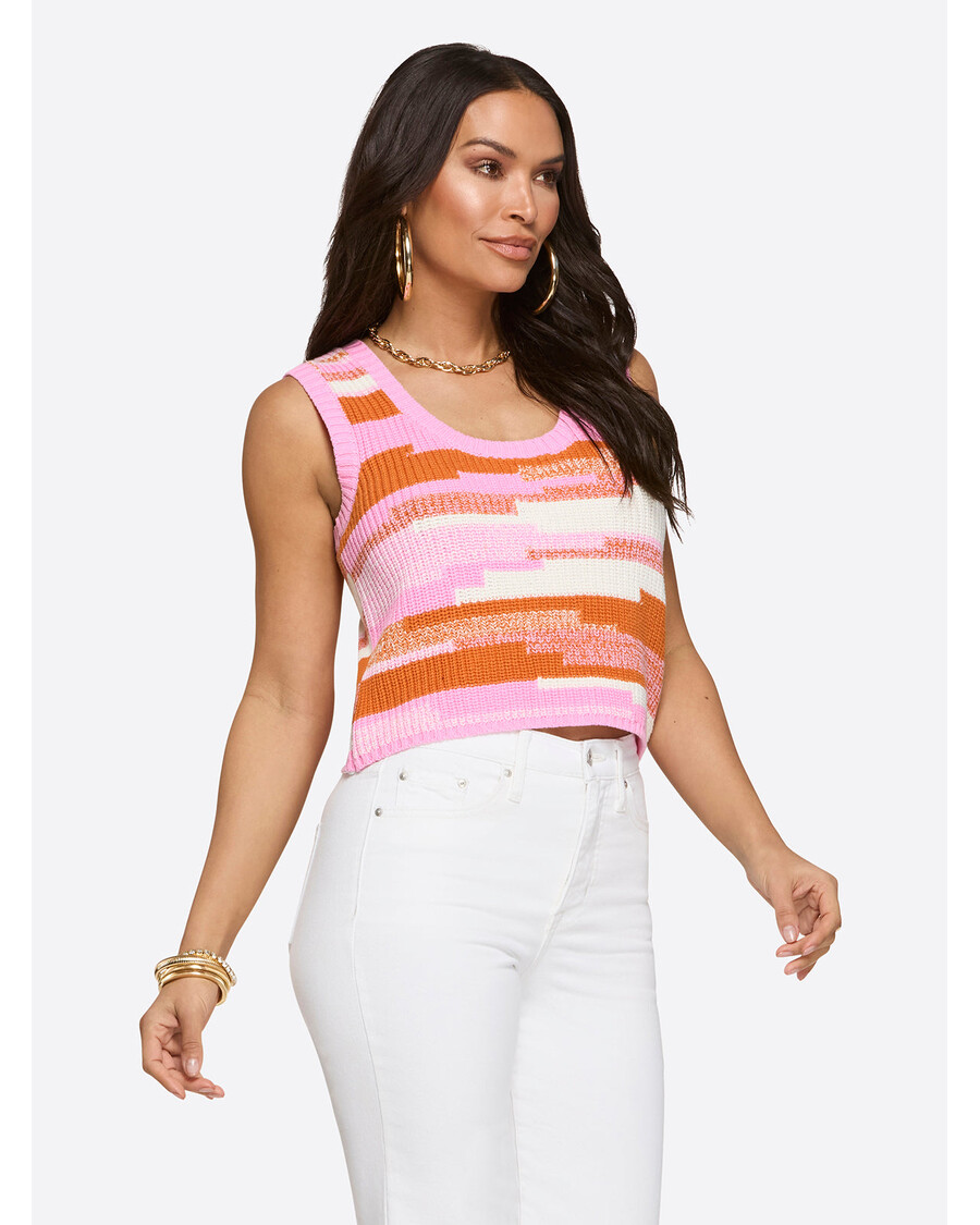 Jessica Simpson Tasia Tank in Peony Multi