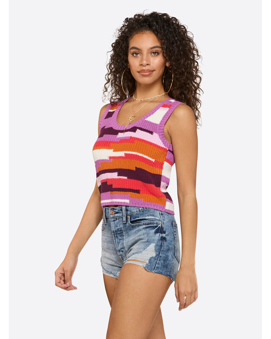 Jessica Simpson – Tank Tasia W Kolorze Blackberry Wine Multi