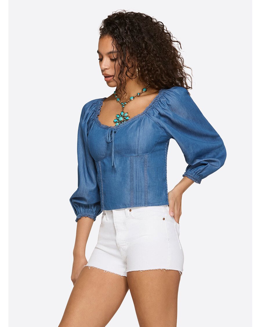 Jessica Simpson Illona Bustier Top in Premium