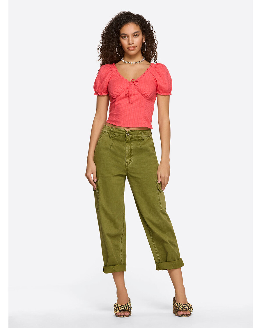 Jessica Simpson Addy Bustier Top in Rose Of Sharon