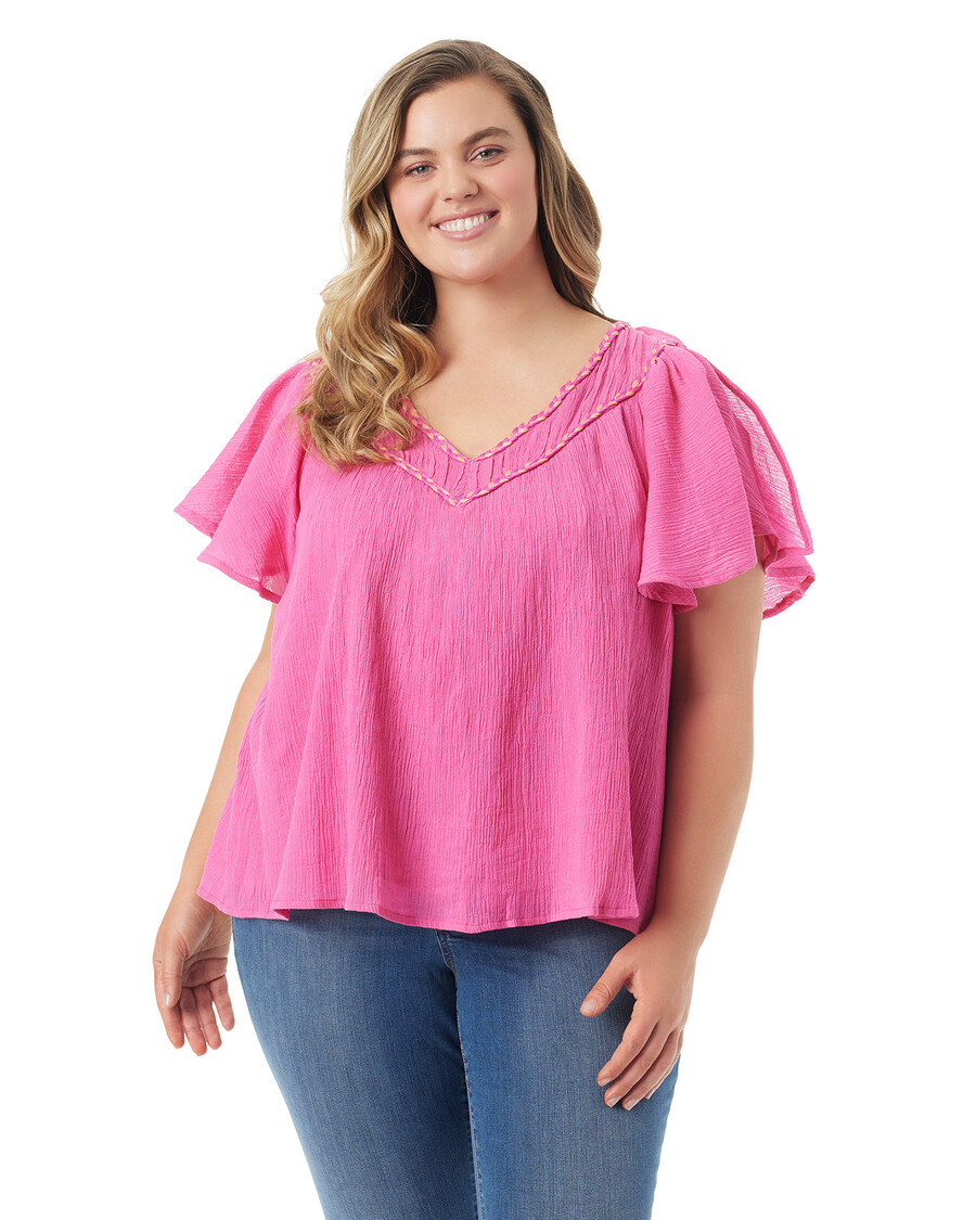 Jessica Simpson Serenity Top in Rose Violet