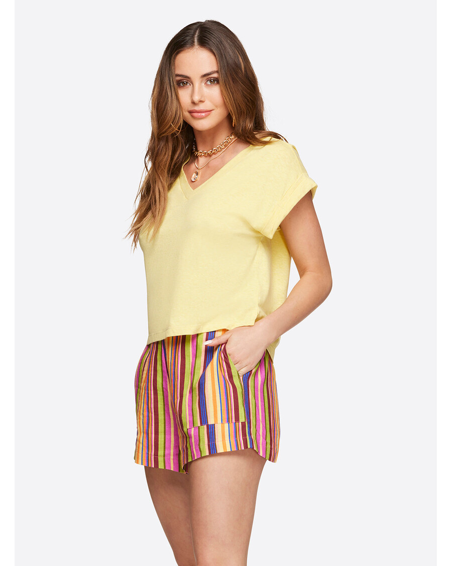 Jessica Simpson Hester Crop Tee in Sundress