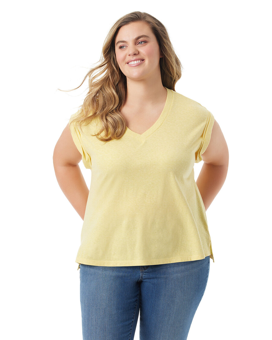 Jessica Simpson Hester Crop Tee in Sundress