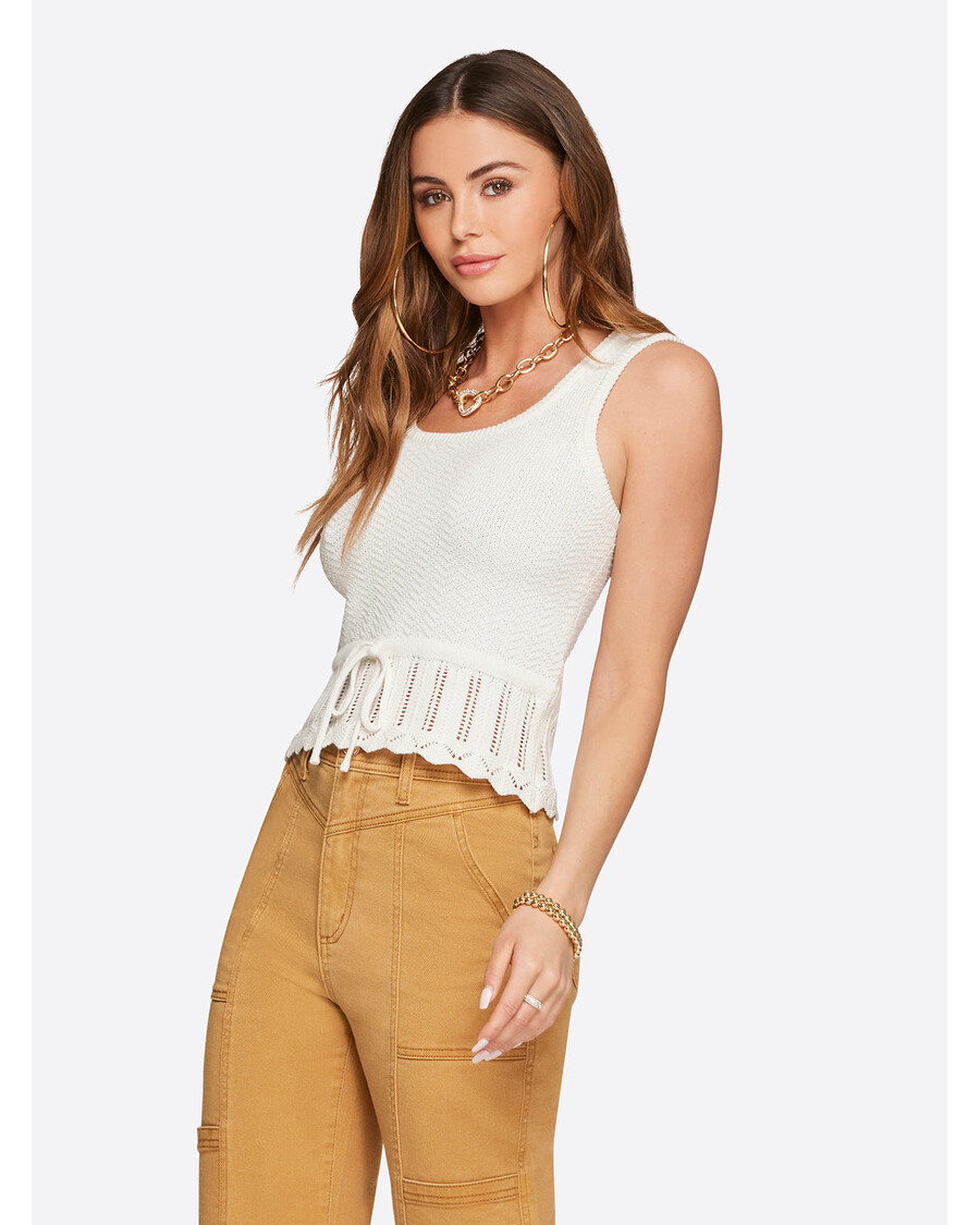 Jessica Simpson Sierra пуловер потник в гардения