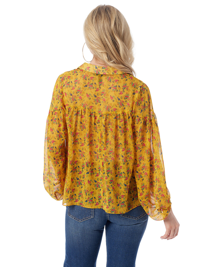 Jessica Simpson Doris Blouse in Festive Bunches