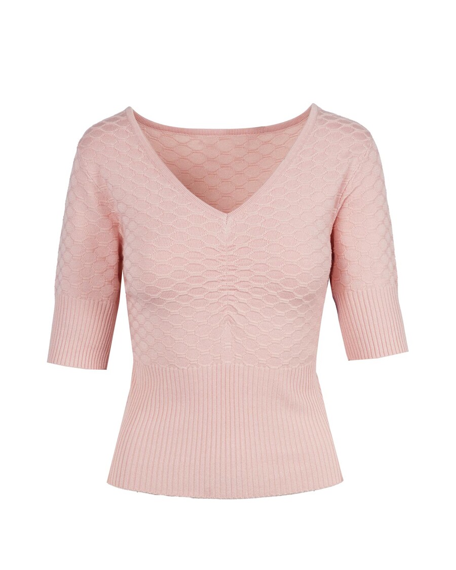 Jessica Simpson Imani Top in Silver Pink