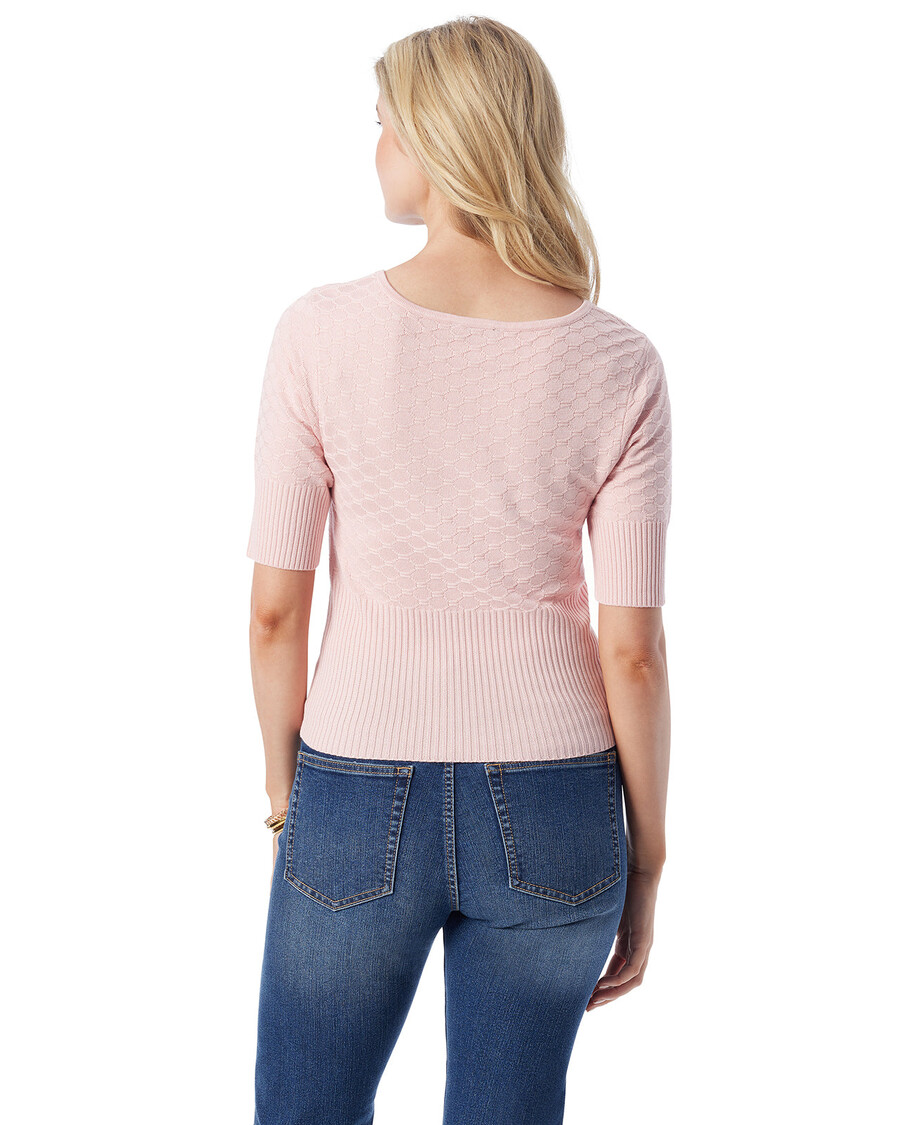 Jessica Simpson Imani Top in Silver Pink
