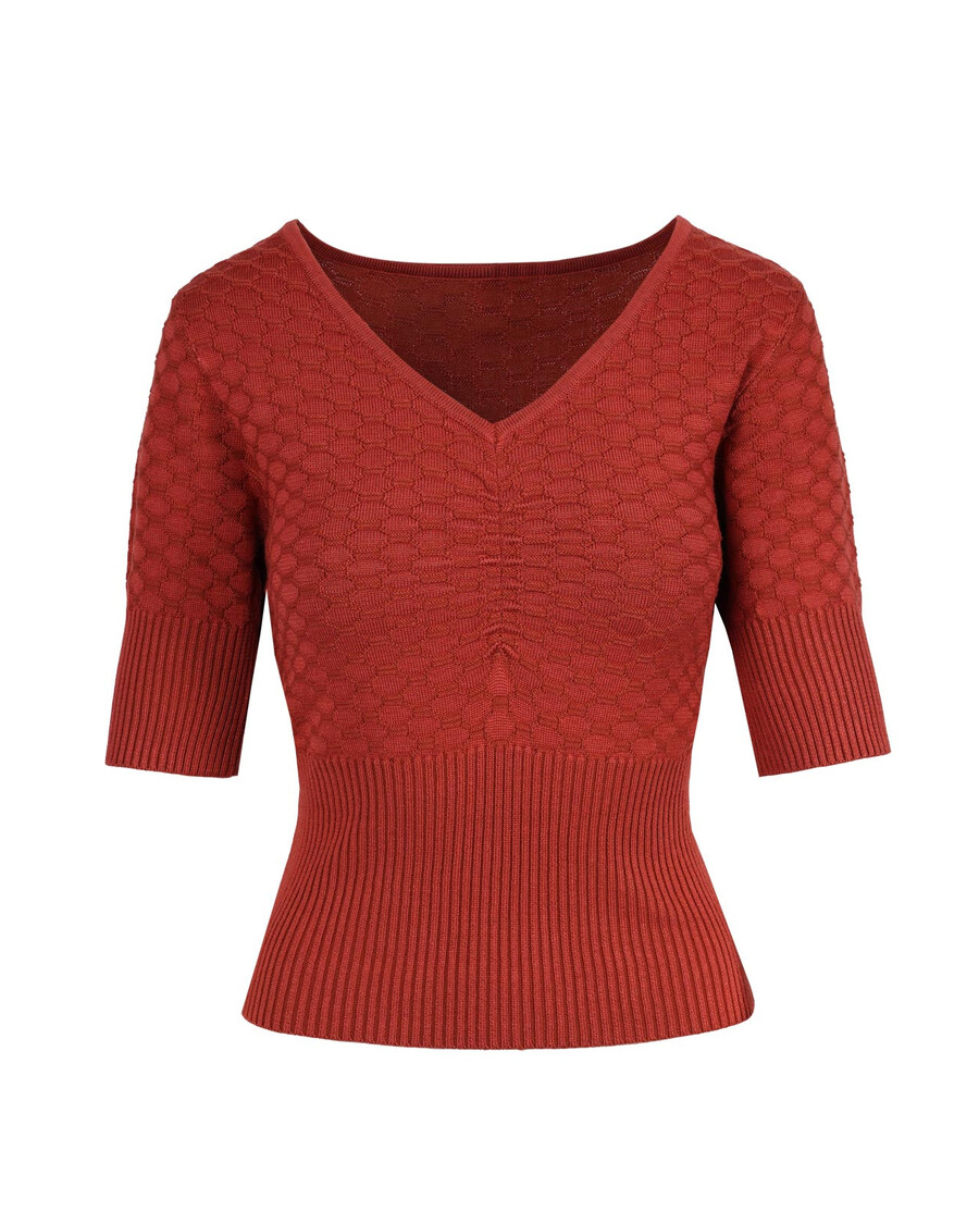 Jessica Simpson Imani Top in Chili Oil