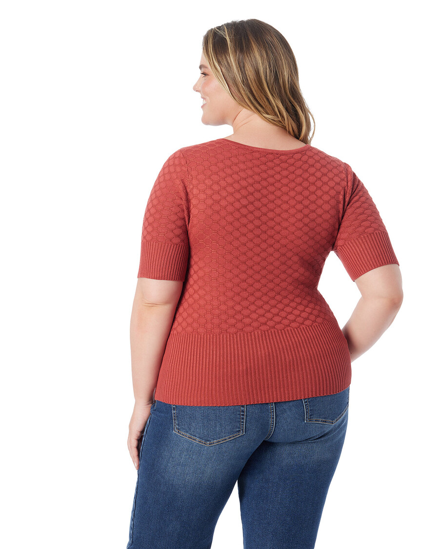 Jessica Simpson Imani Top in Chili Oil