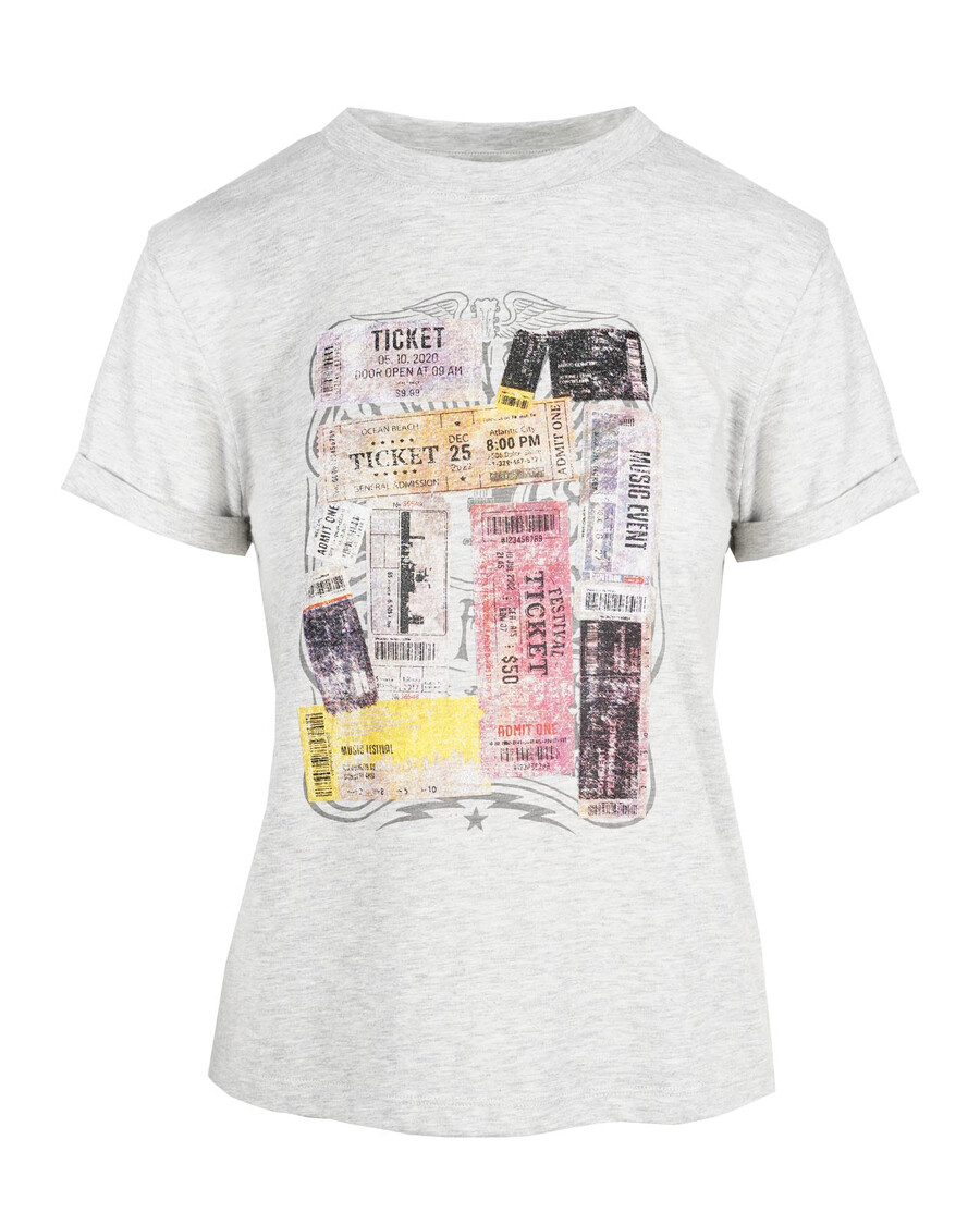 טי אייק של ג'סיקה סימפסון באפור בהיר