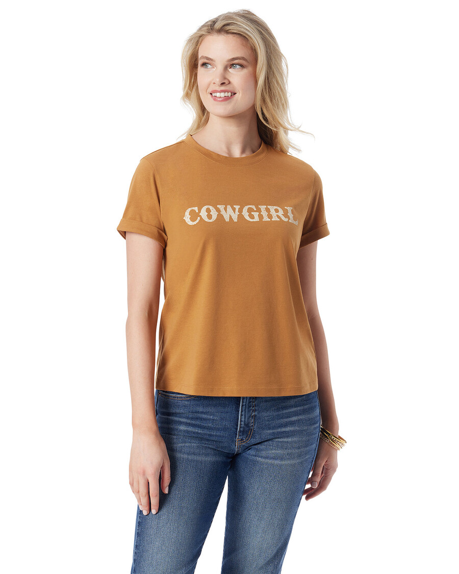 טי אייק של ג'סיקה סימפסון בצבע חום עצם