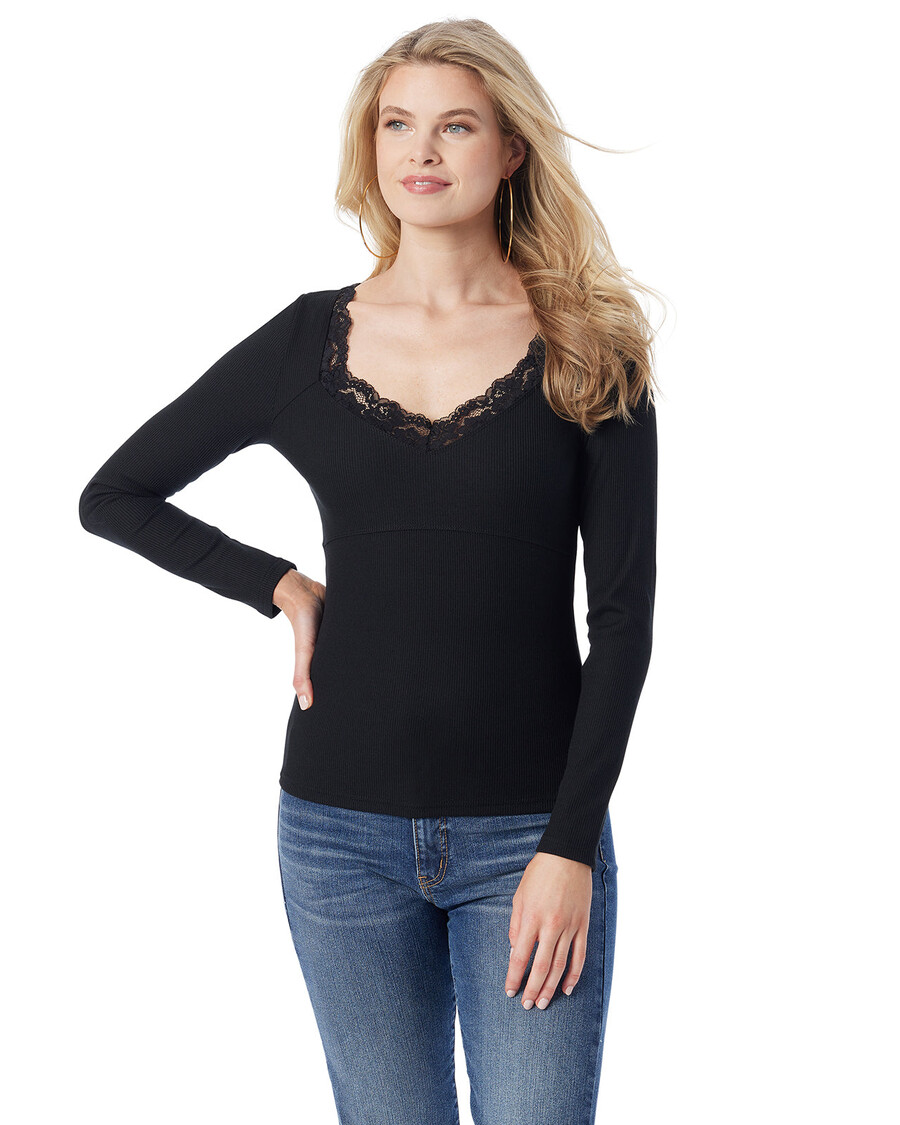 Джесика Симпсън Аби суичър горнище в антрацит