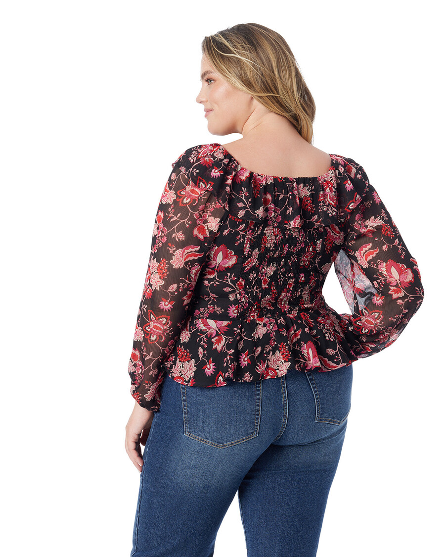 Jessica Simpson Aki Blouse in Willow Beauties