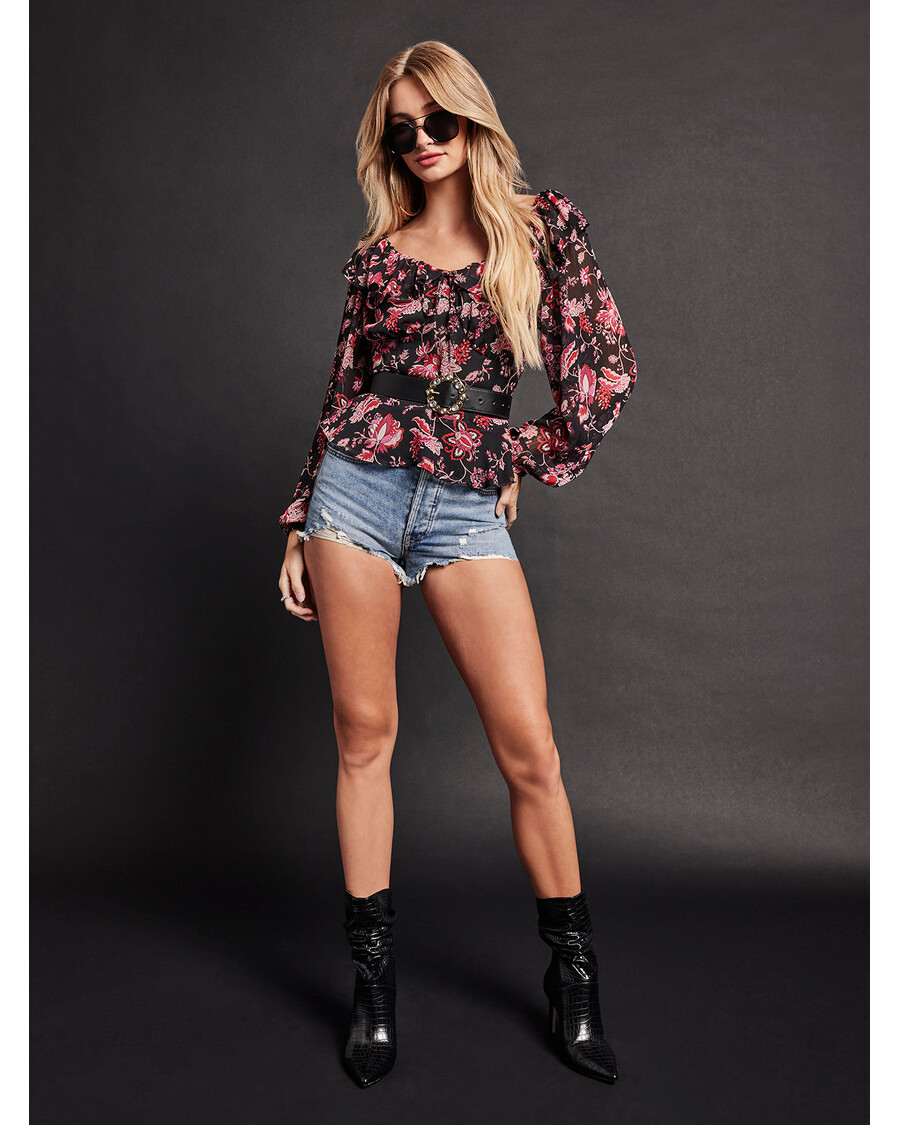 Jessica Simpson Aki Blouse in Willow Beauties