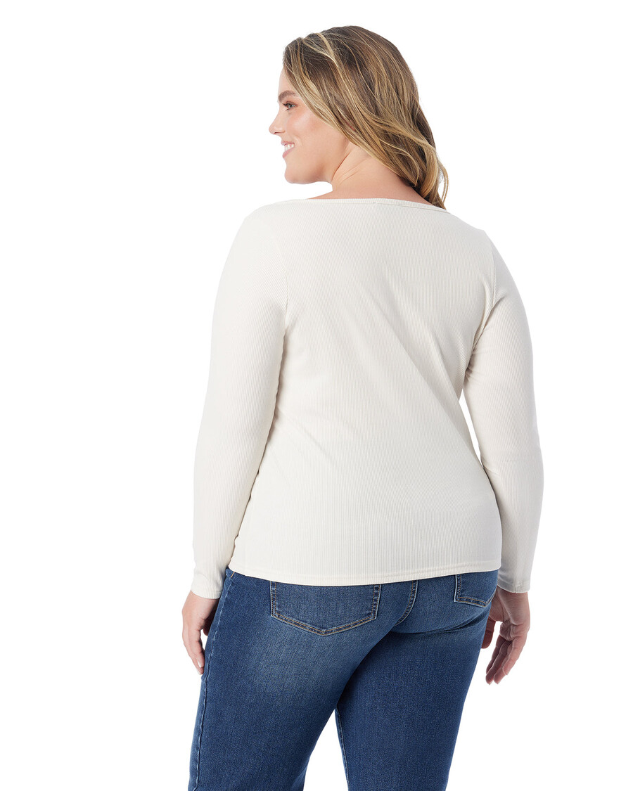 Jessica Simpson Laurel Sweetheart Top in Gardenia