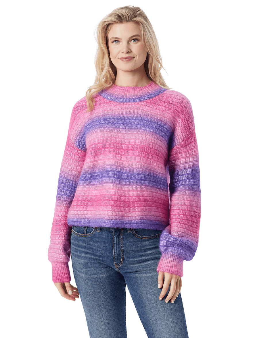 Jessica Simpson Portia Sweater in Royal Purple Combo