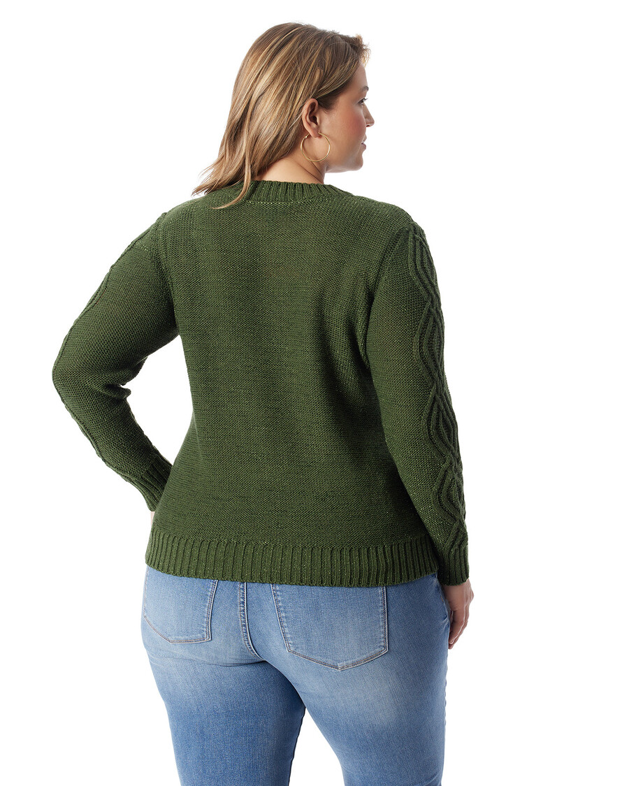 Jessica Simpson Ayaan Sweater in Black Forest