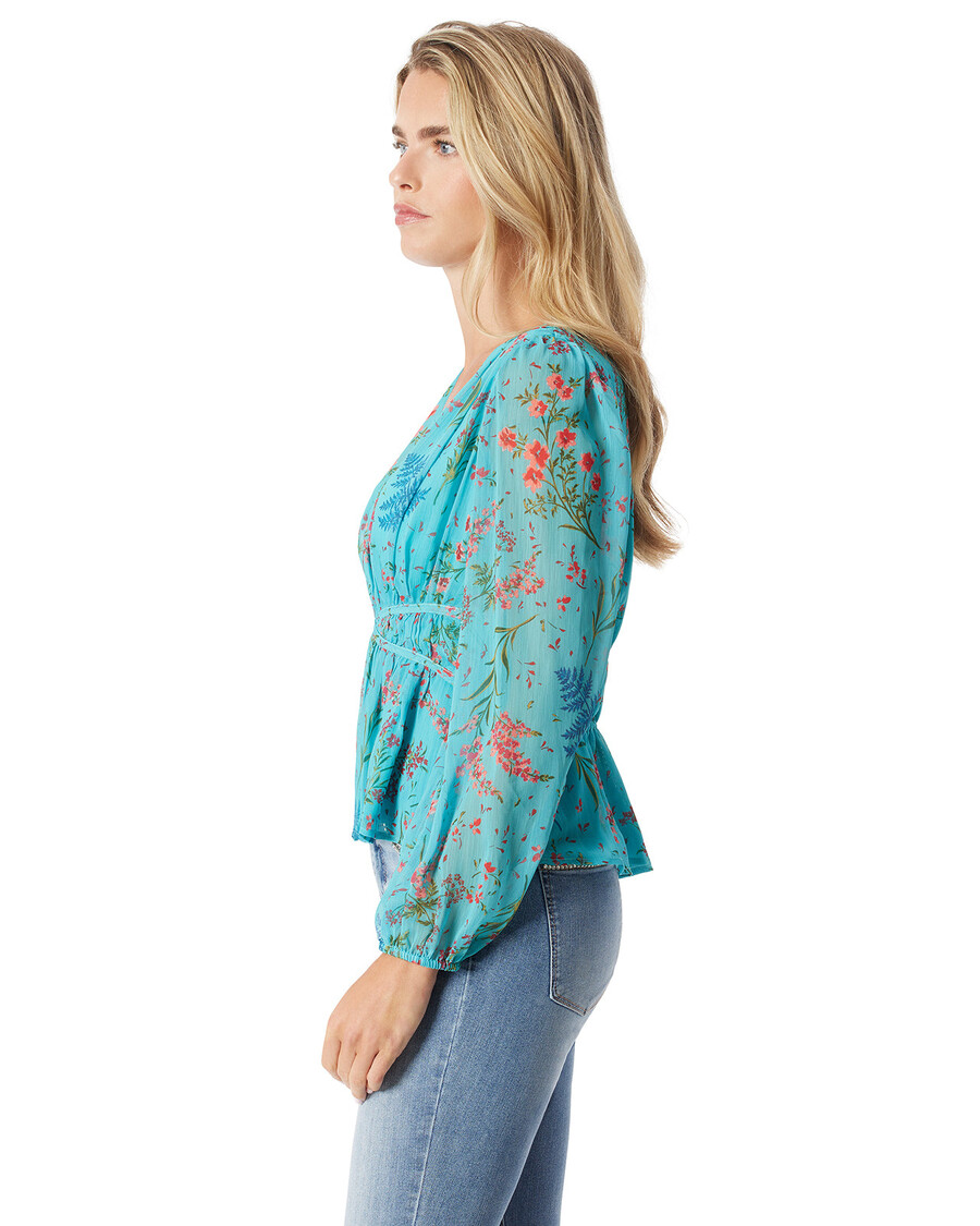 Jessica Simpson Marjani Top in Baltic-Field Floral