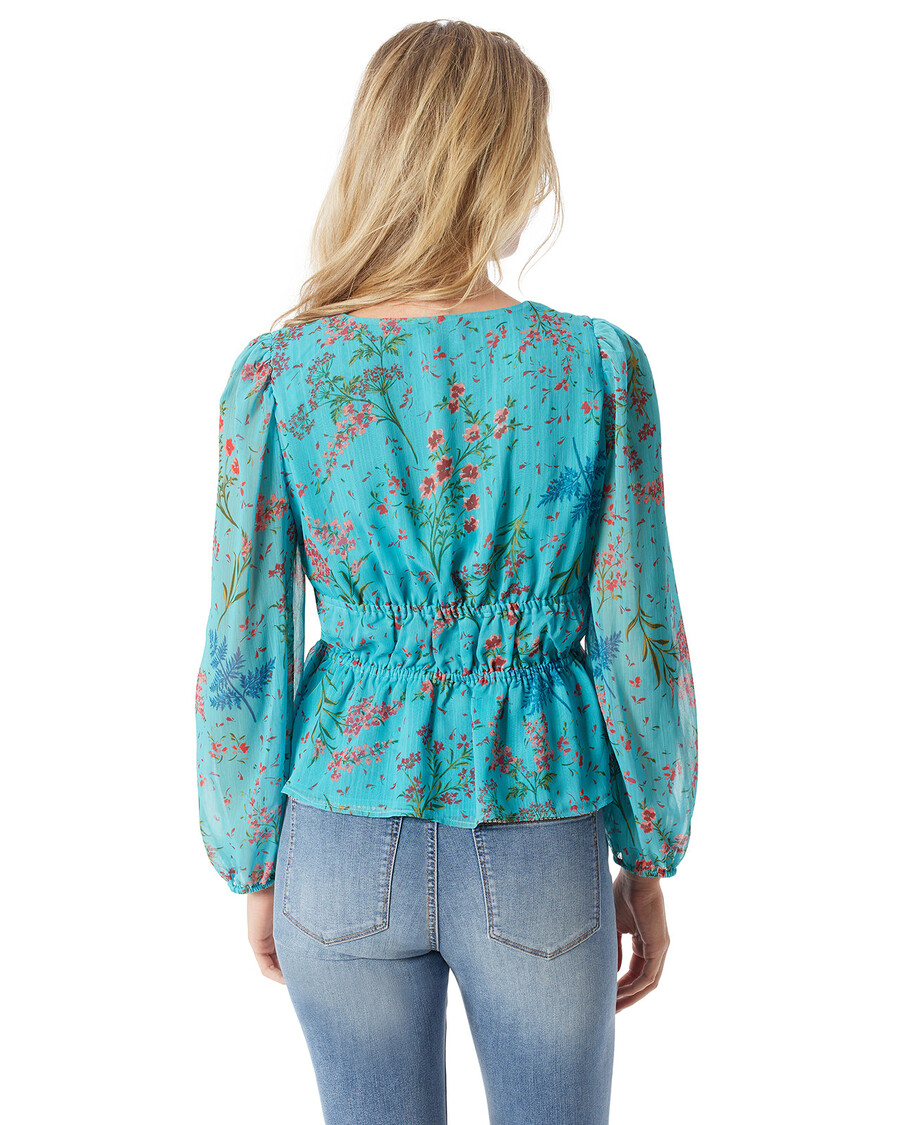 Jessica Simpson Marjani Top in Baltic-Field Floral