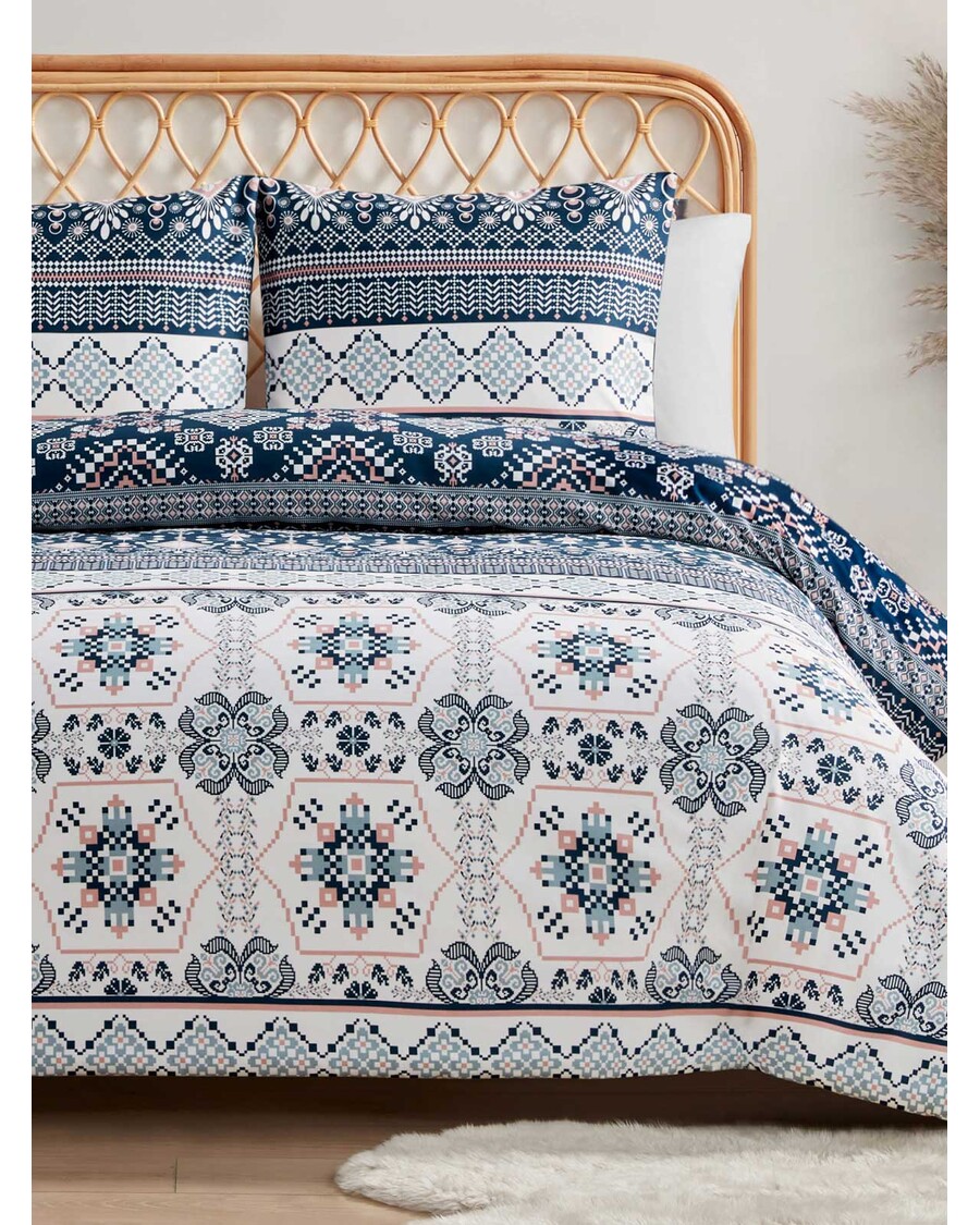 Jessica Simpson Boho Print Duvet Cover  Set