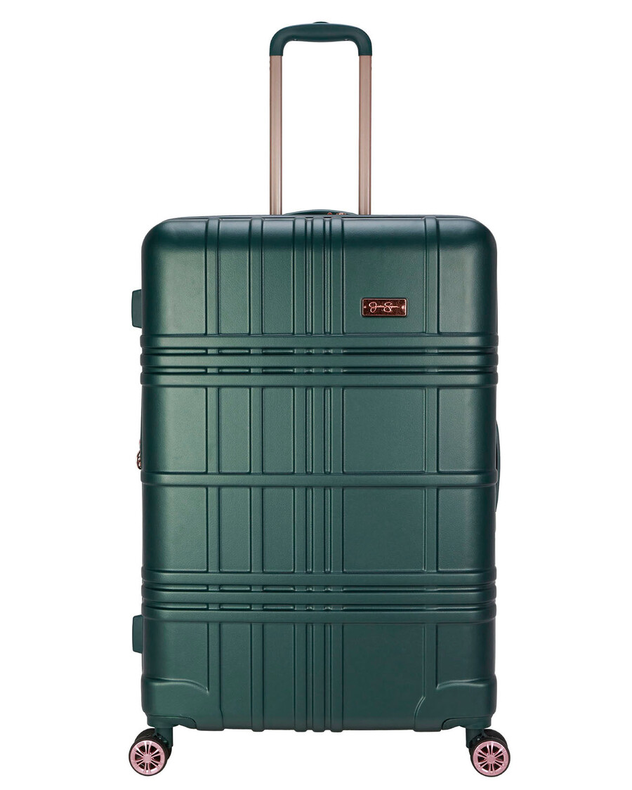 Jessica Simpson Jewel Plaid Luggage Collection in Jade