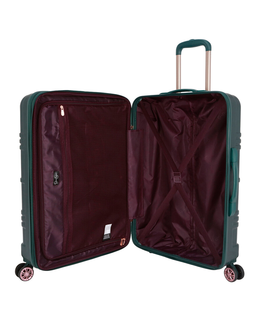 Jessica Simpson Jewel Plaid Luggage Collection in Jade
