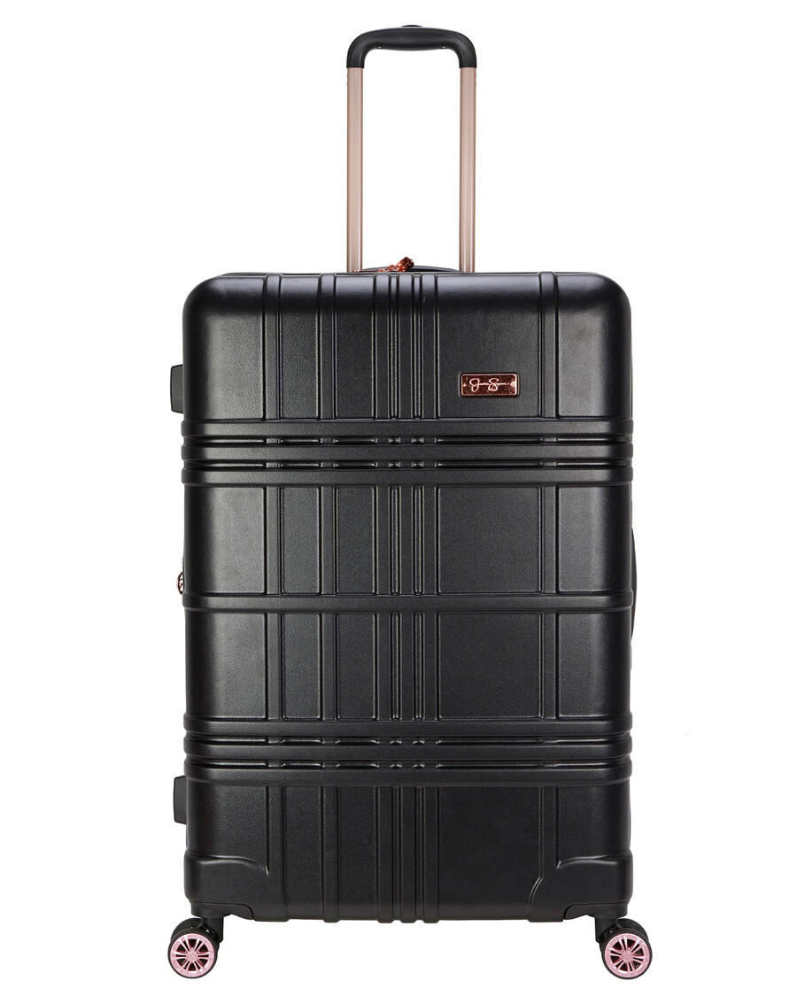 Jessica Simpson Jewel Plaid Luggage Collection in Black