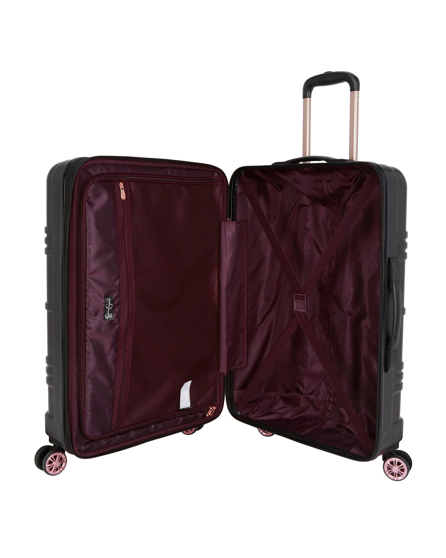 Jessica Simpson Jewel Plaid Luggage Collection in Black