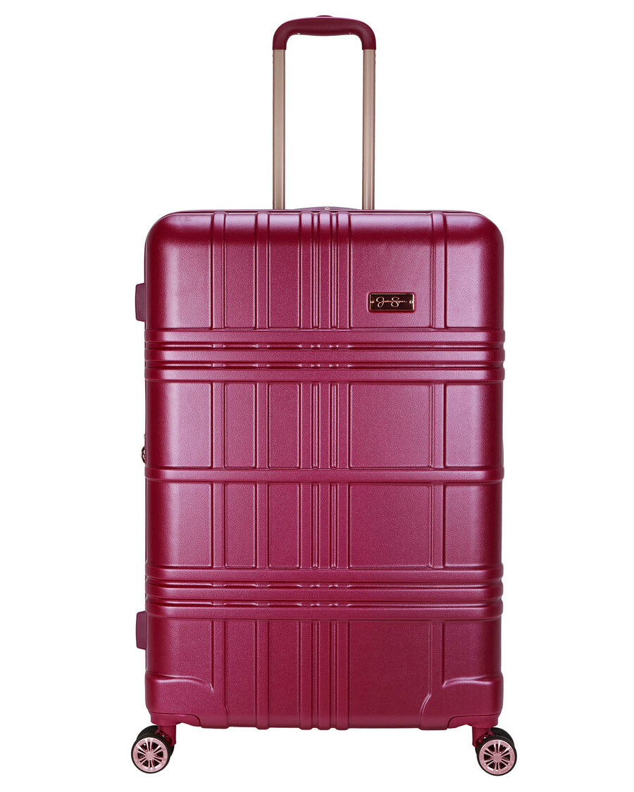 Jessica Simpson Jewel Plaid Kolekcija Prtljage V Vijolični Barvi