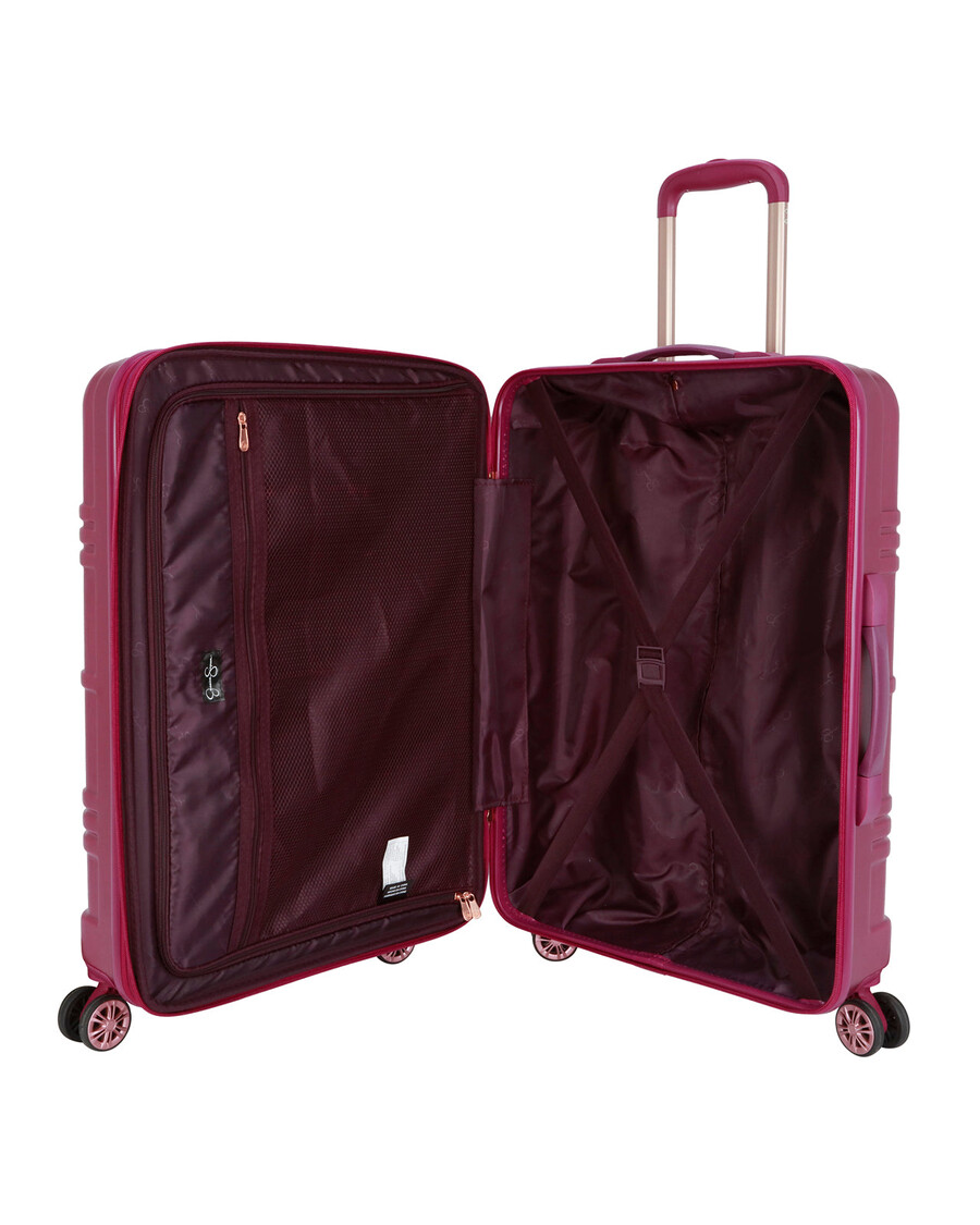 Jessica Simpson Jewel Plaid Kolekcija Prtljage V Vijolični Barvi