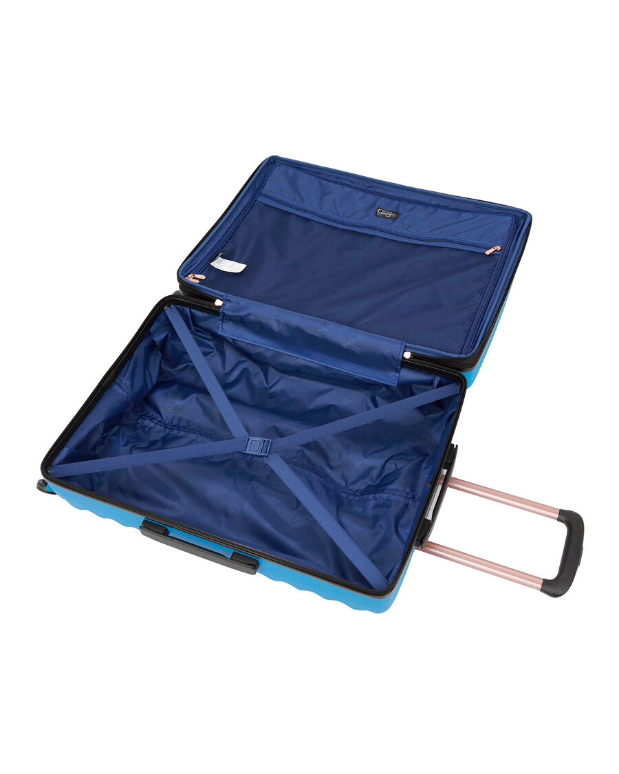 Jessica Simpson Vibrance Luggage Collection in Swedish Blue