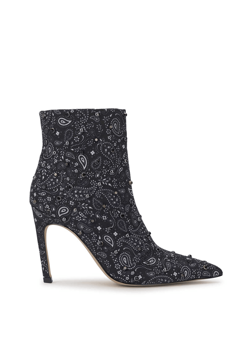 Jessica Simpson Wilonix Pointed Toe Bootie in Midnight Bandana