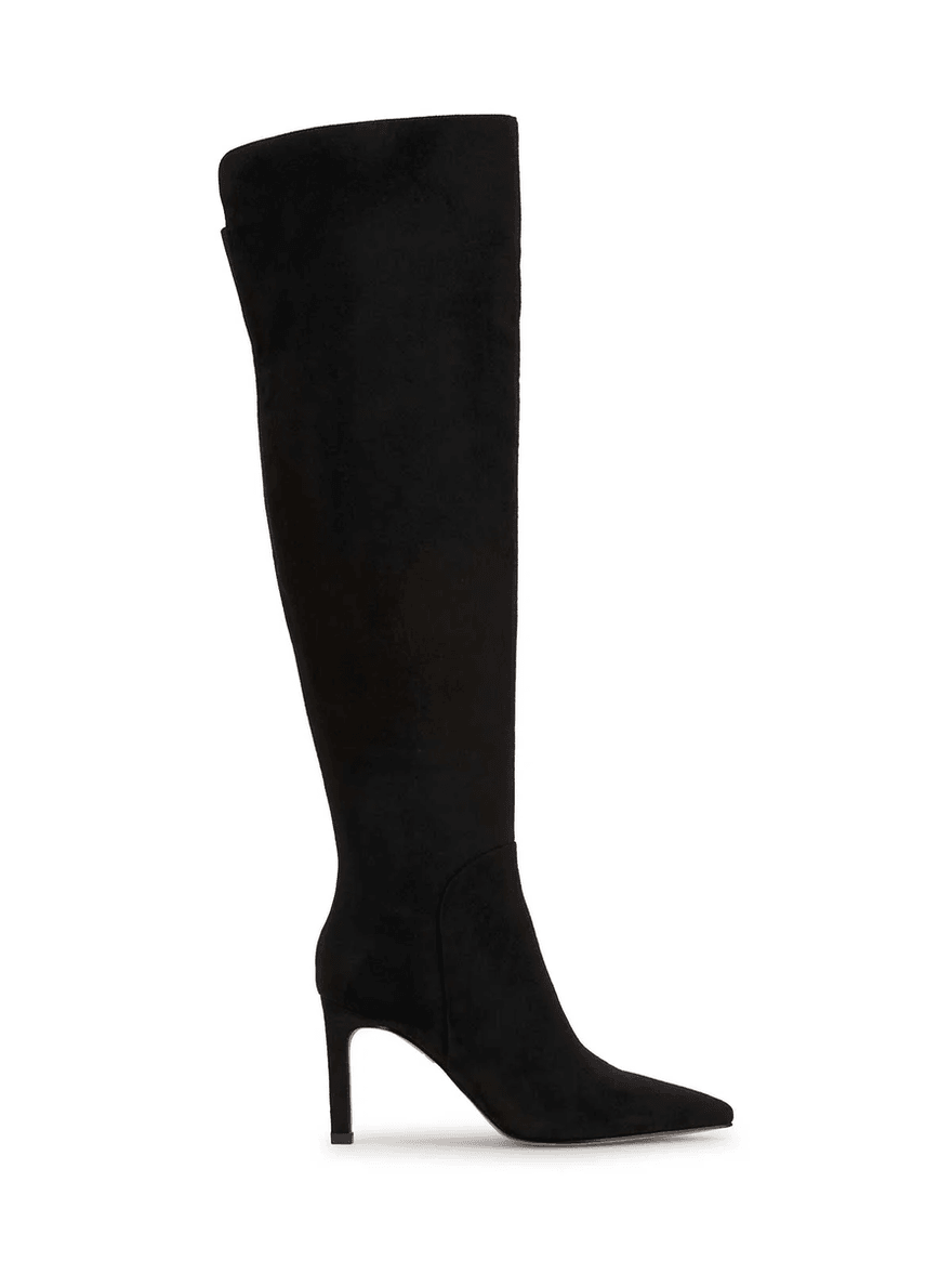 Jessica Simpson Earon Over The Knee Boot in Black Suede