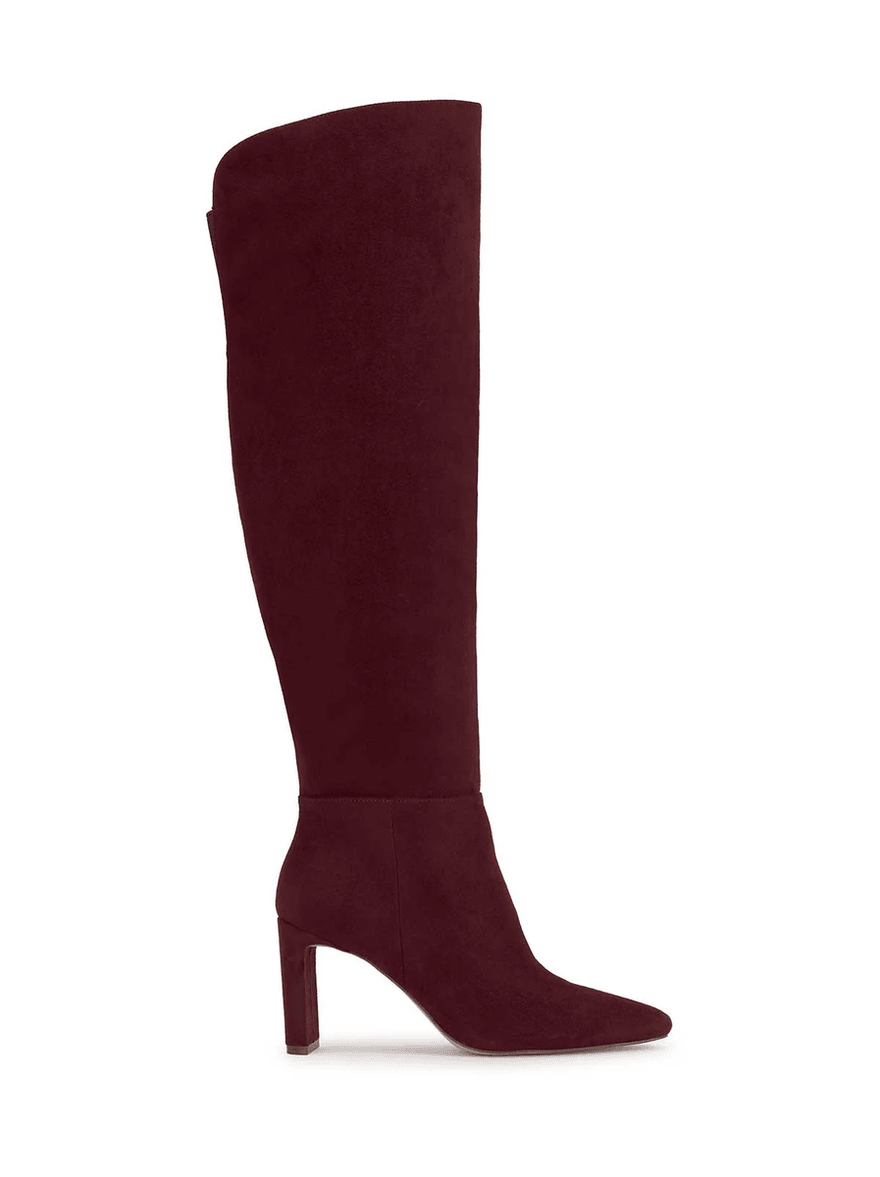 Jessica Simpson Simmona Over the Knee Boot in Dark Cherry
