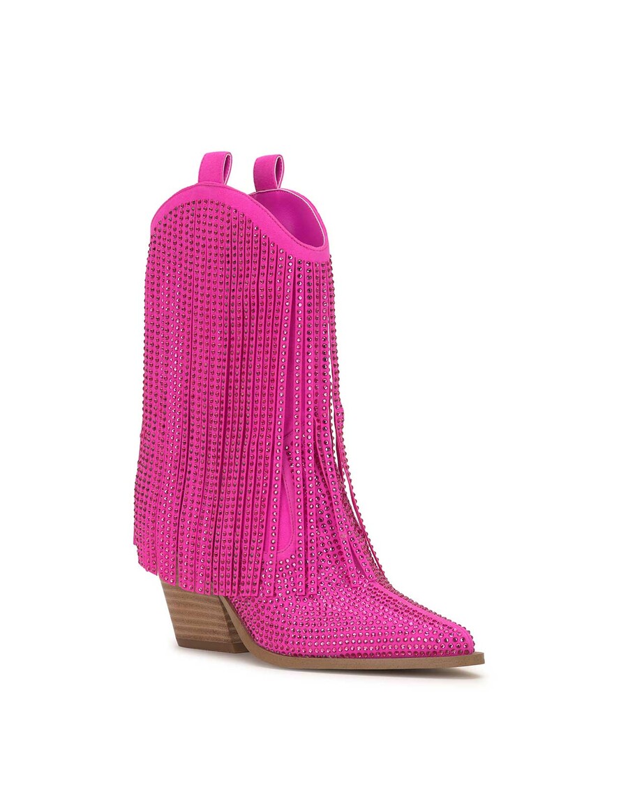 Papuc Cu Franjuri Jessica Simpson Paredisa In Roz Vale